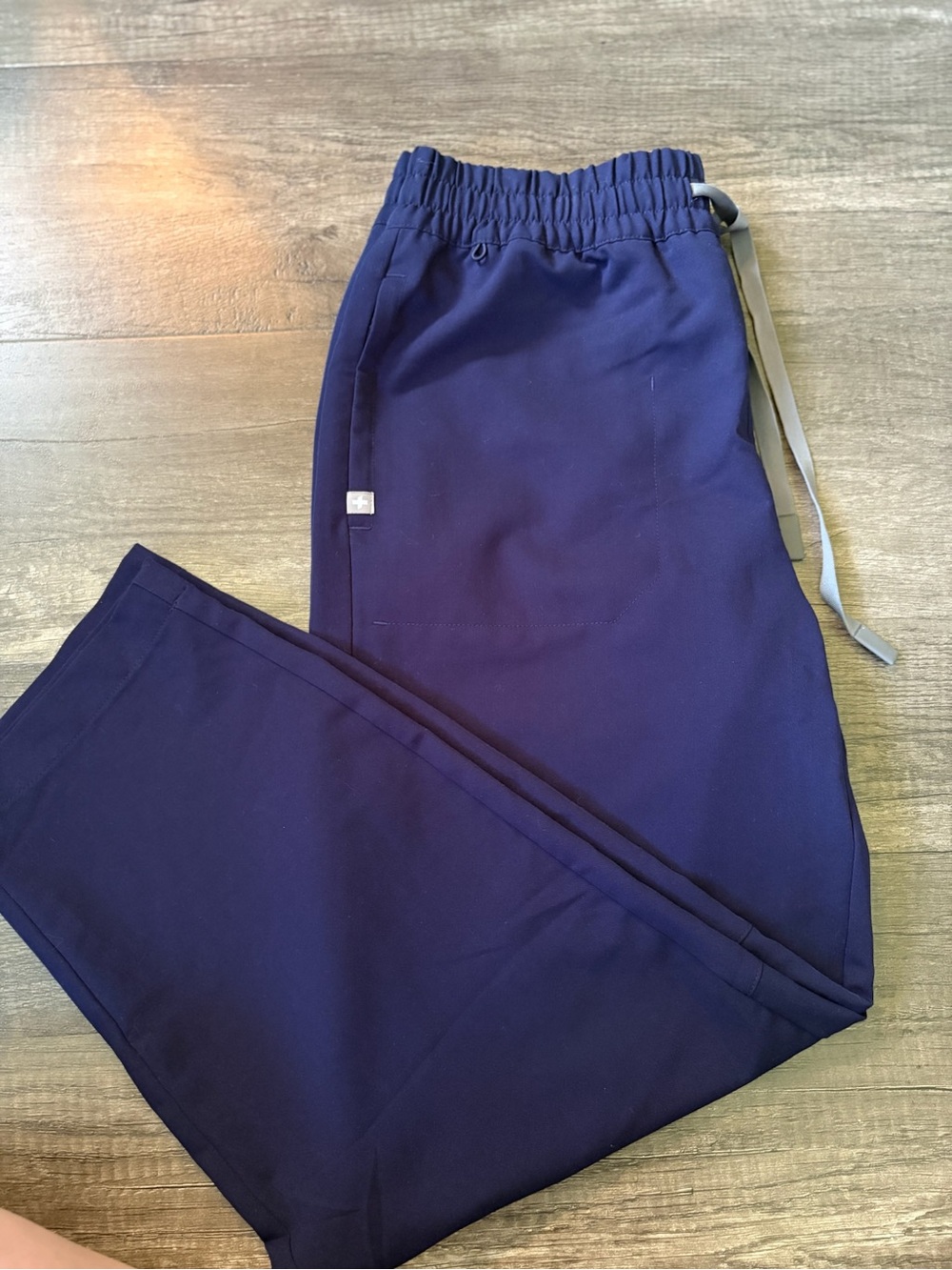Figs Navy Blue Straight Leg Scrub Pants